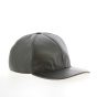 Classic Brown Nappa Leather Baseball Cap
