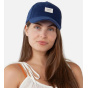 Navy Cotton Begonia Baseball Cap - Barts