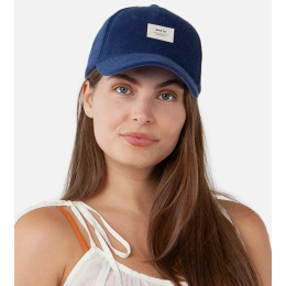 Navy Cotton Begonia Baseball Cap - Barts