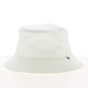 White Gabardine Bucket Hat Made In France
