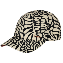 Black & Beige Tahney Cotton Baseball Cap - Barts