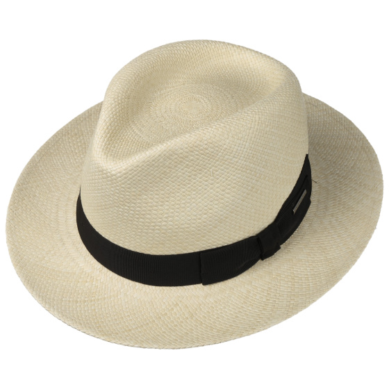 Chapeau Fedora Panama Paille Naturelle UPF 40+ - Stetson