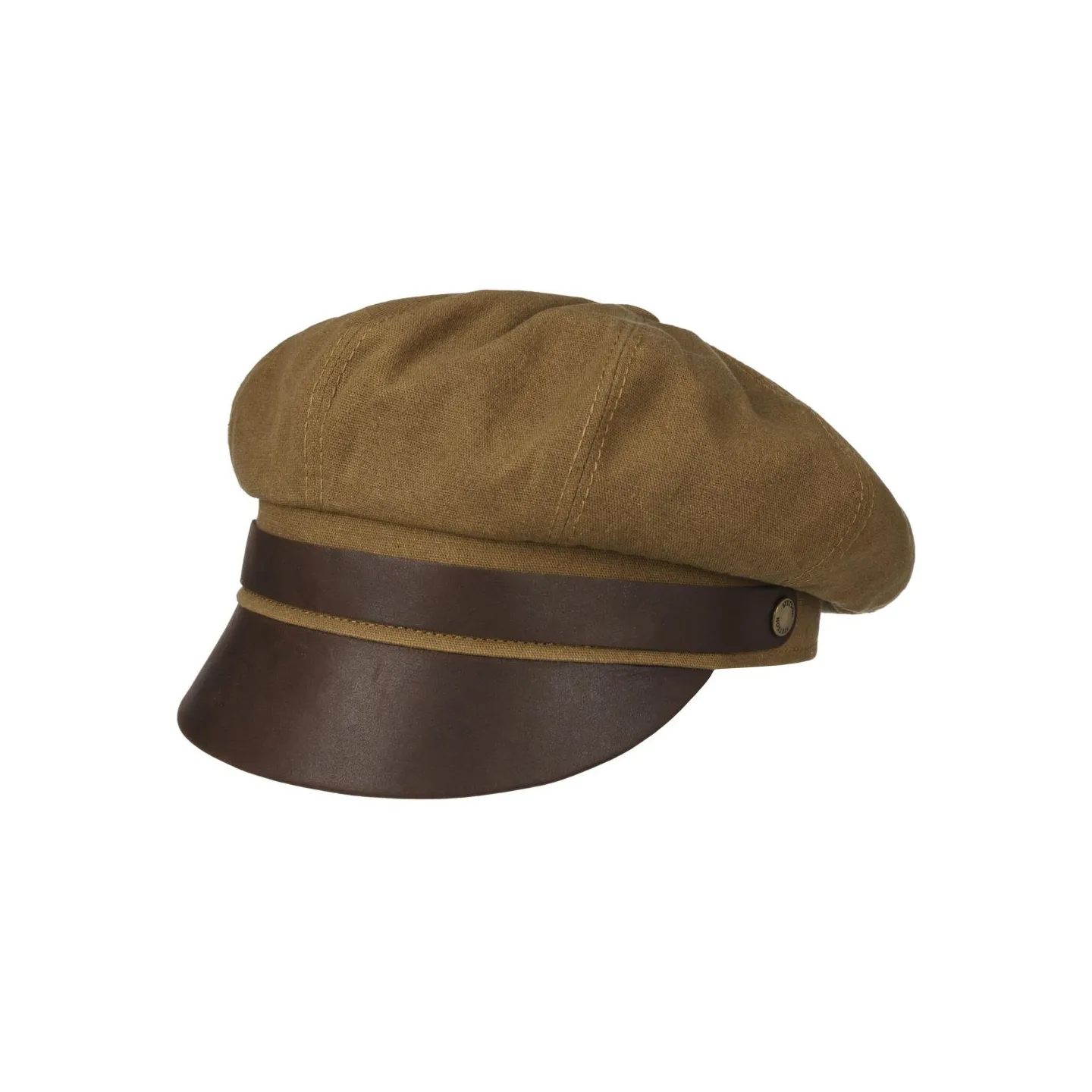 Stetson Brown Cotton & Linen Soft Riders Sailor Cap Reference: 21764 | Traclet Hat Shop
