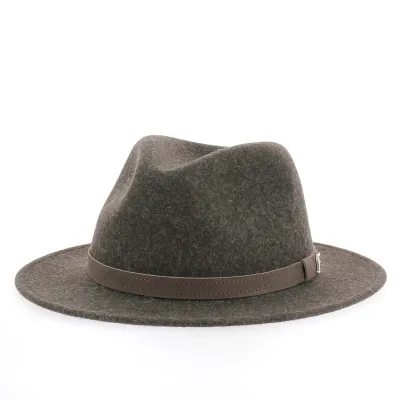 Chapeau Fléchet en feutre Marron