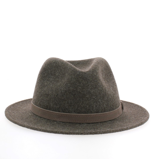 Brown Fléchet Felt Hat