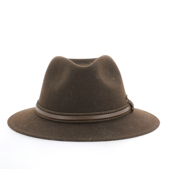 Chapeau  Outdoor en Feutre Marron