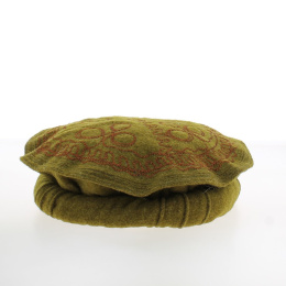 Pakol Broderie Vert Olive-Rouge