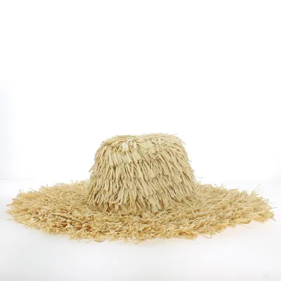 Chapeau en Raphia Naturel Panizza