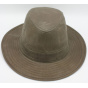 Waxed Cotton Hat Sologne Khaki - Traclet