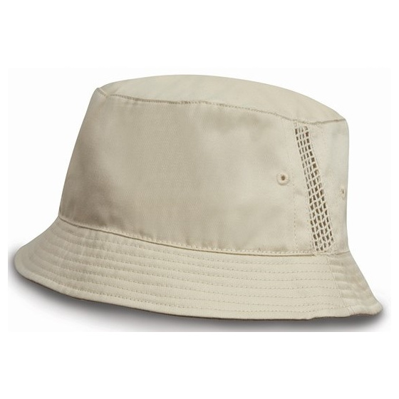 Luxury Cotton Bucket Hat Beige - Traclet