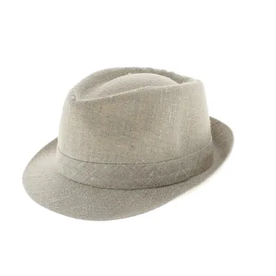 Chapeau trilby lin