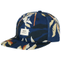 Dakou Cotton Navy Snapback Cap - Barts