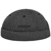 Bonnet Ocala Docker Mélangé Anthracite UPF 40+ - Stetson