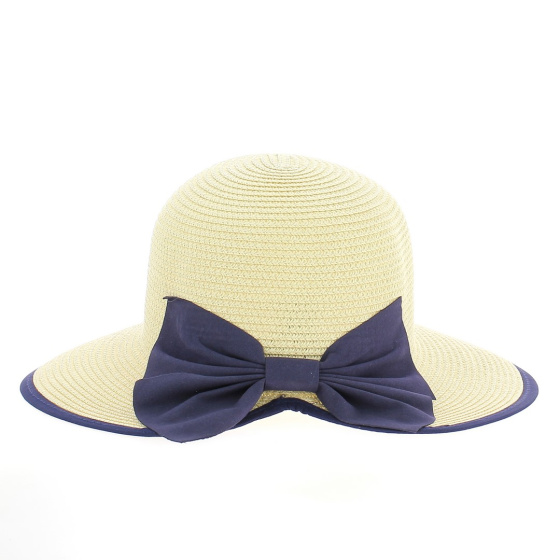 Chapeau Tessuto avec nœud bleu Chapeau Tessuto avec nœud bleu