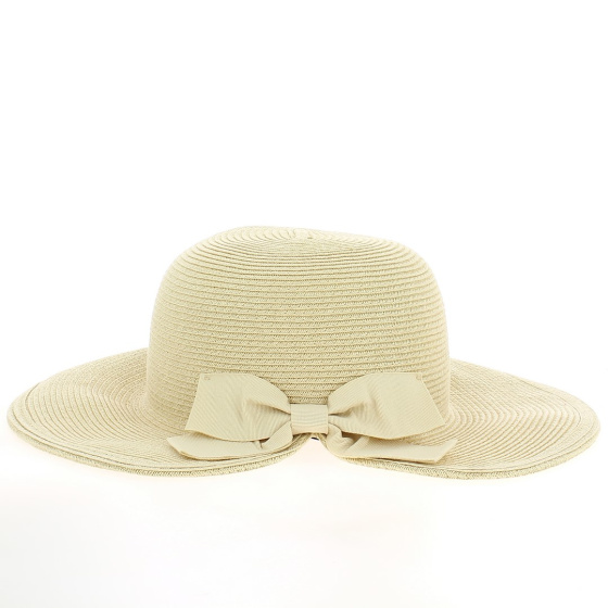 Tessuto Hat with Beige Bow