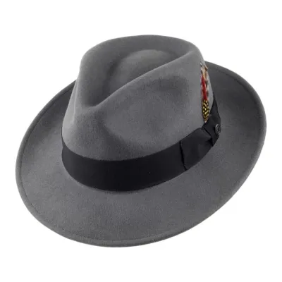 Rimini Grey Wool Felt Trilby Hat - Traclet  Reference: 21816| Traclet Hat Shop