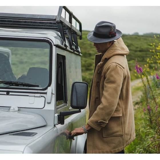 Chapeau Trilby Rimini Feutre Laine Gris - Traclet Chapeau Trilby Rimini Feutre Laine Gris - Traclet