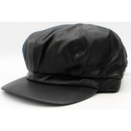 copy of Gavroche Cap Black Leather - Seeberger