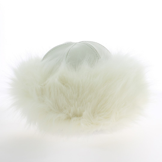 White Russian Ushanka for Women