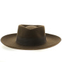 Brown Felt Fedora Hat