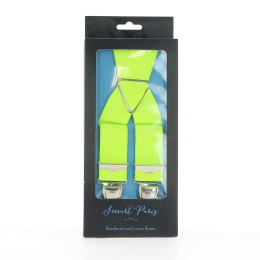 Smart Paris Neon Yellow Luxury Suspenders