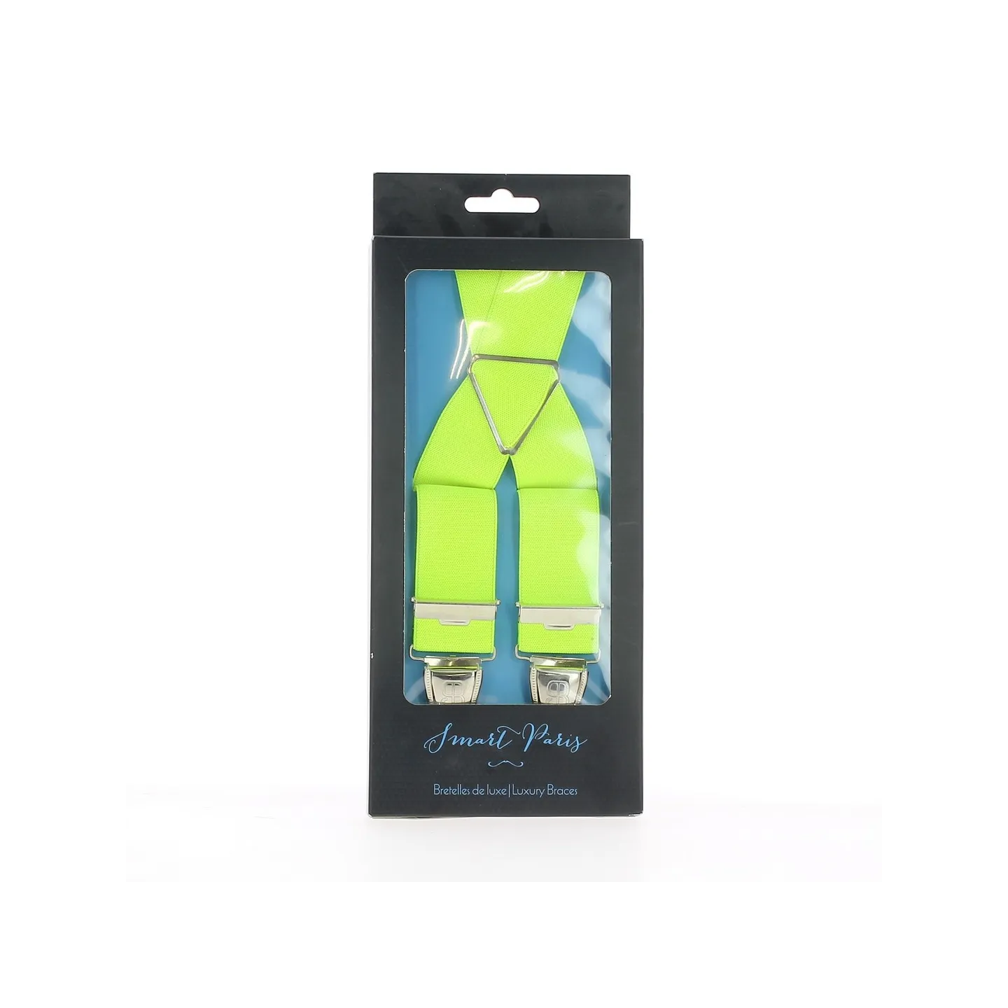 Bretelles de luxe Smart Paris Jaune Fluo