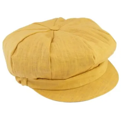 Yellow Balloon Cap Newsboy Cap - Traclet Reference: 21842| Traclet Hatmakers
