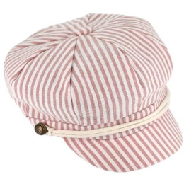 Evora Cotton & Linen Newsboy Cap - Traclet
