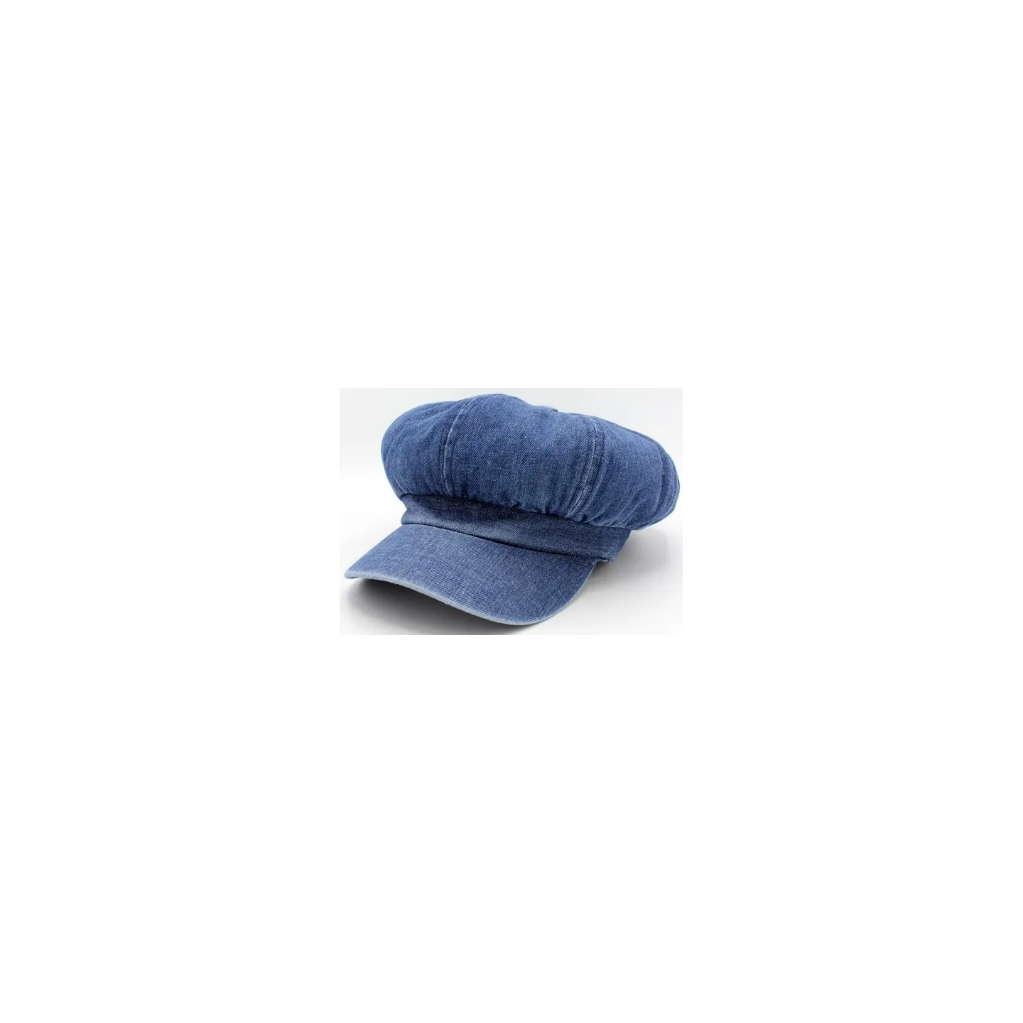 Jansper Newsboy Cap Washed Blue Denim - Reference: 1757 | Traclet Hatters