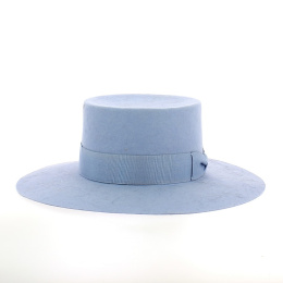 Blue Felt Cordobes Hat