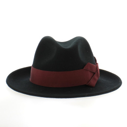 Ilayda Black Fedora Hat