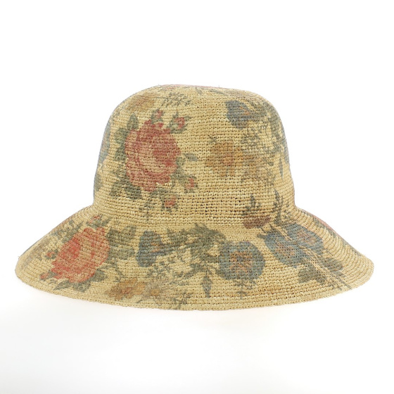 ESTIVO STAMPATO Raffia Hat