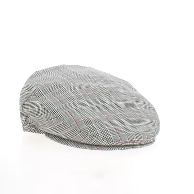 Flat Cap with Prince of Wales Pattern