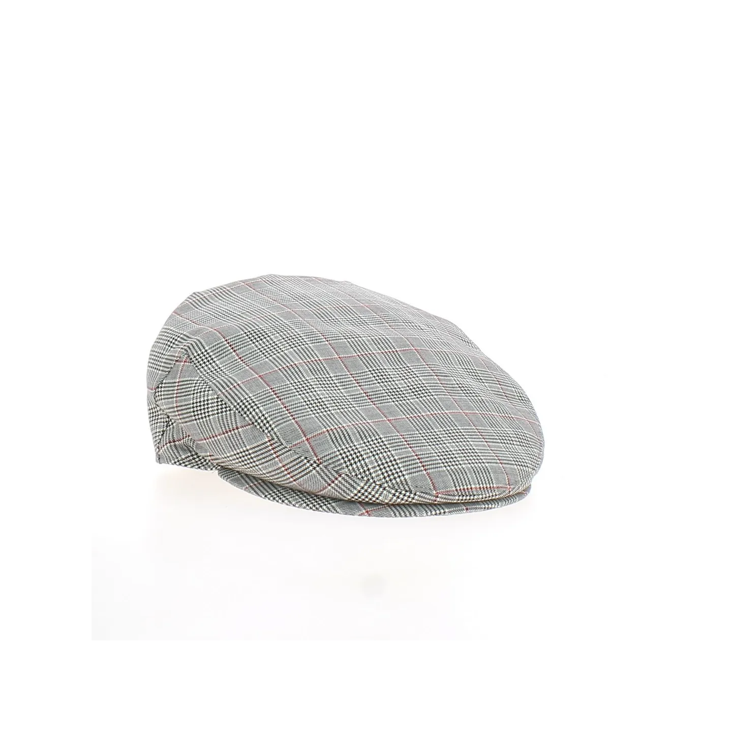 Flat Cap with Prince of Wales Pattern