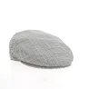 Flat Cap with Prince of Wales Pattern