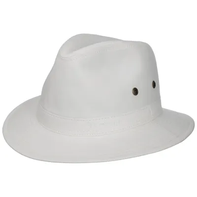 White Organic Cotton Traveller Virginia Hat UPF 40+ - Stetson Reference: 21917| Traclet Hat Shop