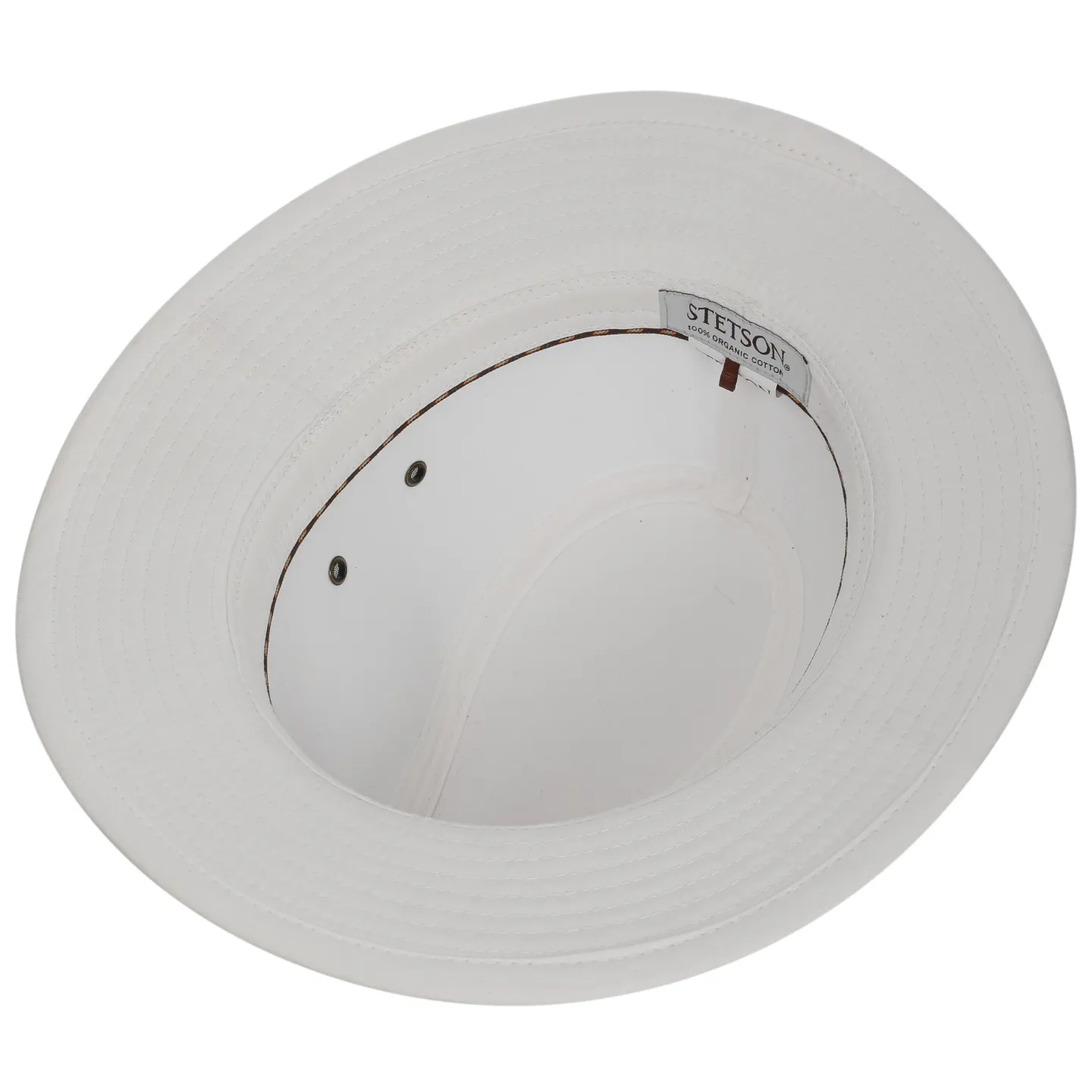 White Organic Cotton Traveller Virginia Hat UPF 40+ - Stetson Reference: 21917| Traclet Hat Shop