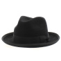 Chapeau Fedora Noir à Bord Large