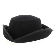 Chapeau Tricorne en Feutre Laine
