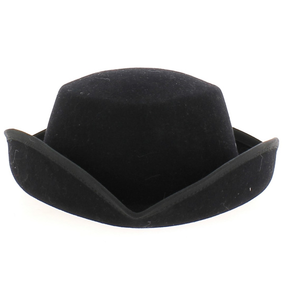 Wool Felt Tricorn Hat