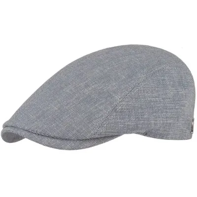 Casquette Plate Nagata Lin & Laine  Bleu - Fléchet