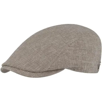Casquette Plate Nagata Lin & Laine Beige - Fléchet