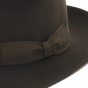 brown Borsalino hat 