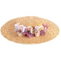 Little Provençal Hat Malva Natural Straw - Traclet