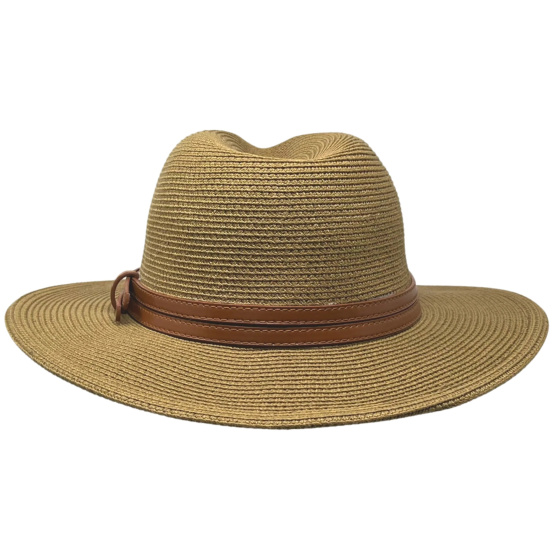 Brown Batanda Fedora Hat UPF 50+ - Traclet