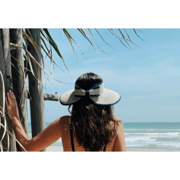 Cassis Polyester Tweed Visor - Traclet