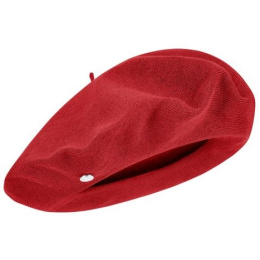 Béret Authentique Été Coton Rouge Tuile - Héritage par Laulhère