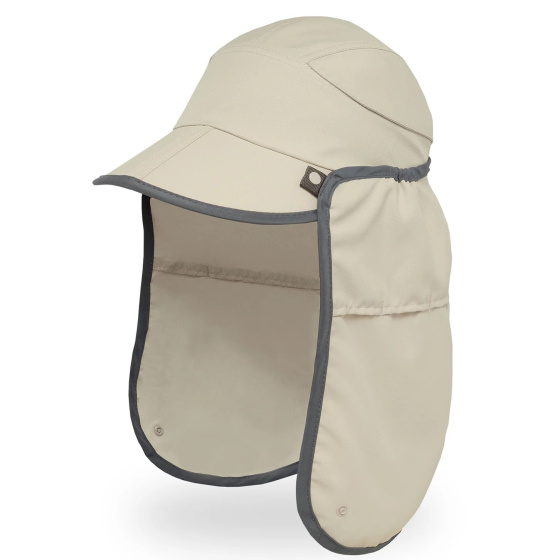 Sun Guide Beige Neck Cover Cap UPF 50+ - Traclet