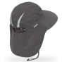 Grey Ultra Adventure Neck Cover Cap UPF 50+ - Traclet