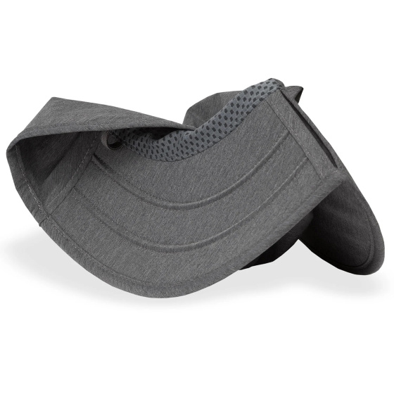 Grey Ultra Adventure Neck Cover Cap UPF 50+ - Traclet